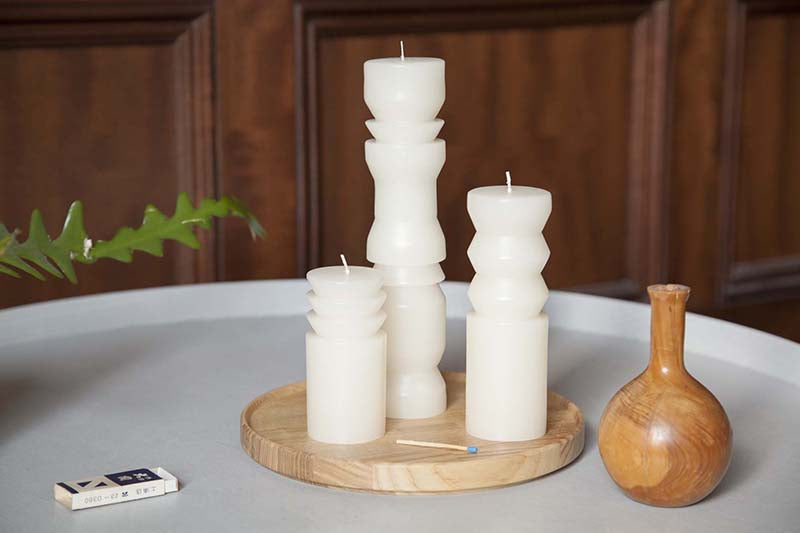 Areaware Totem Candles - White