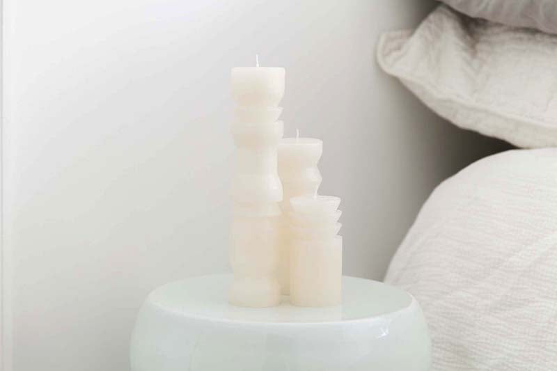 Areaware Totem Candles - White
