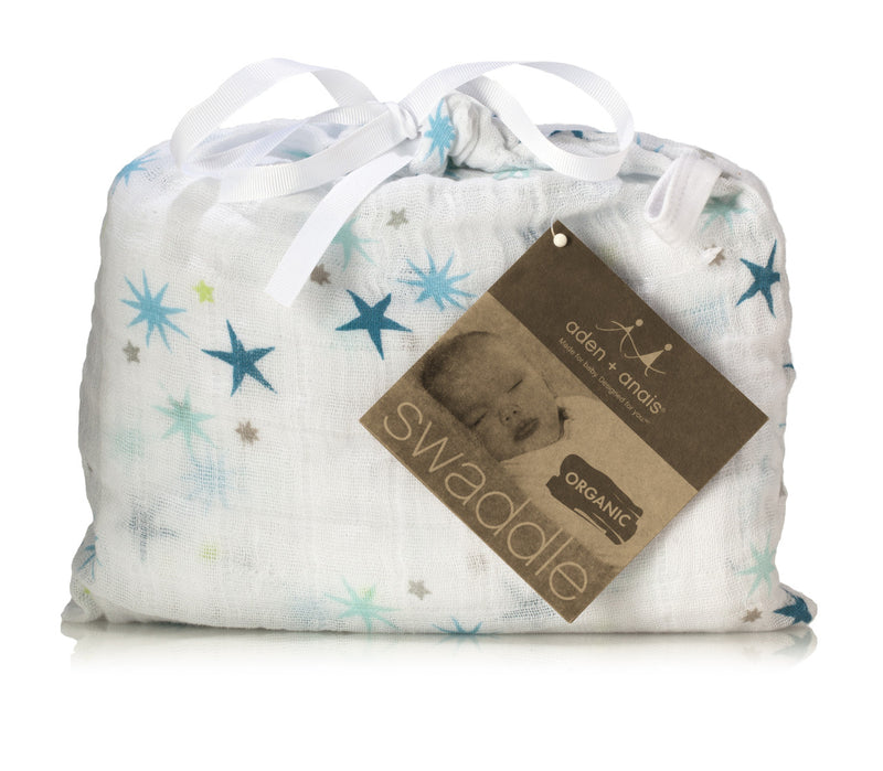 Aden + Anais Organic Muslin Swaddle Blanket - Star Struck