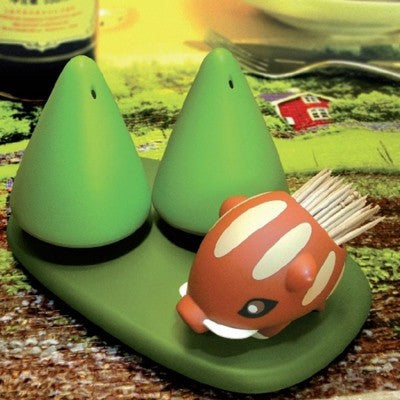 Alessi "Forest Gump" Condiment Set