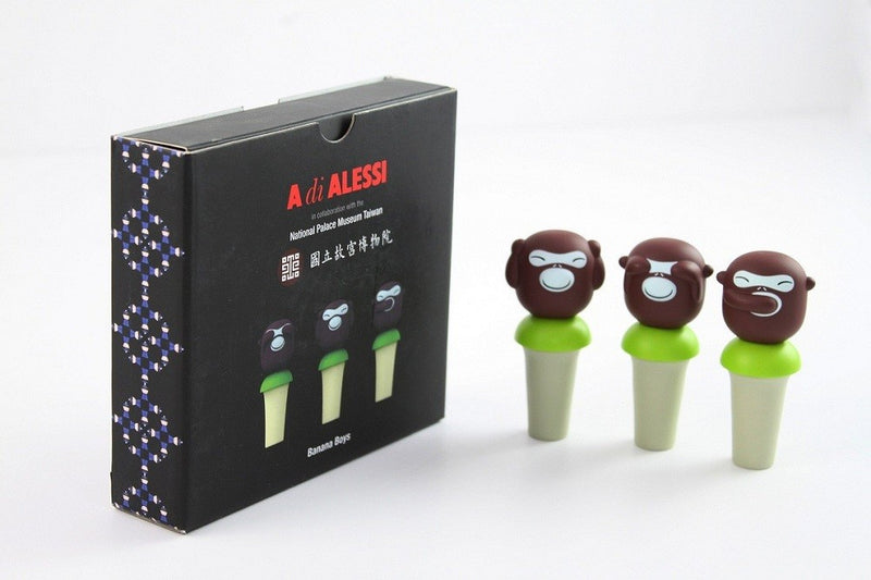Alessi "Banana Boys" Bottle Stoppers