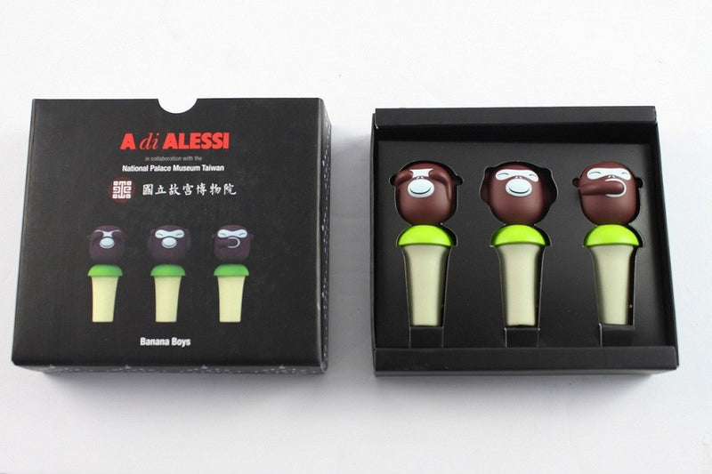 Alessi "Banana Boys" Bottle Stoppers
