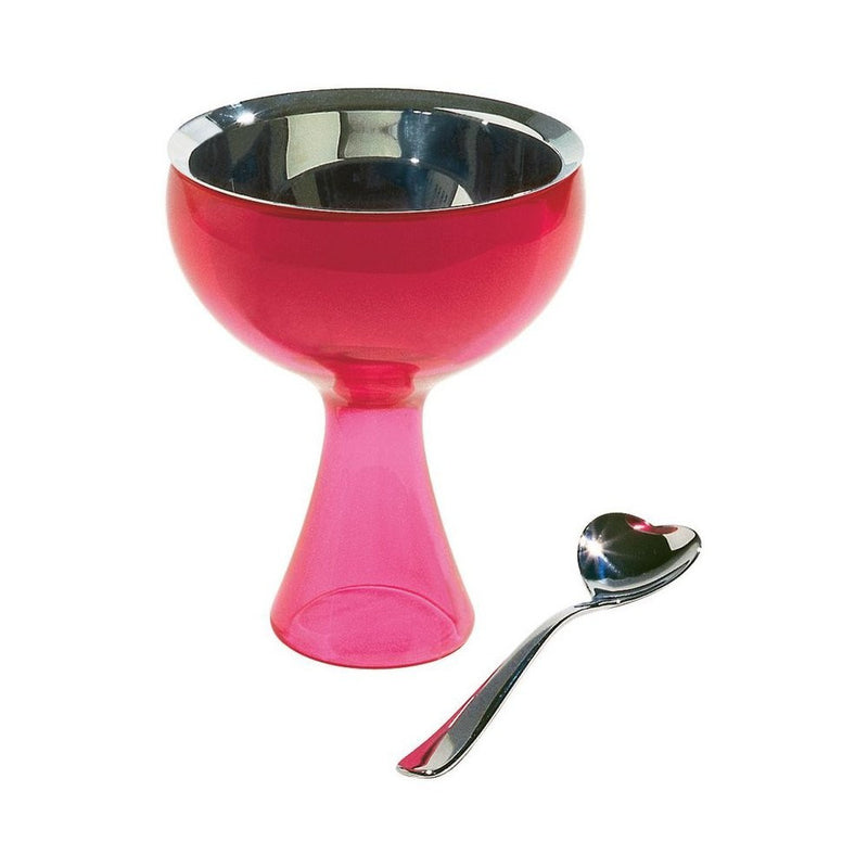 Alessi "Big Love" Ice Cream Bowl with Spoon