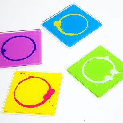 MollaSpace Stained Coasters (Set of 4)