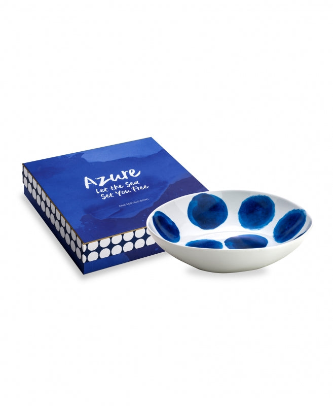 Rosanna Azure Bowl Serving