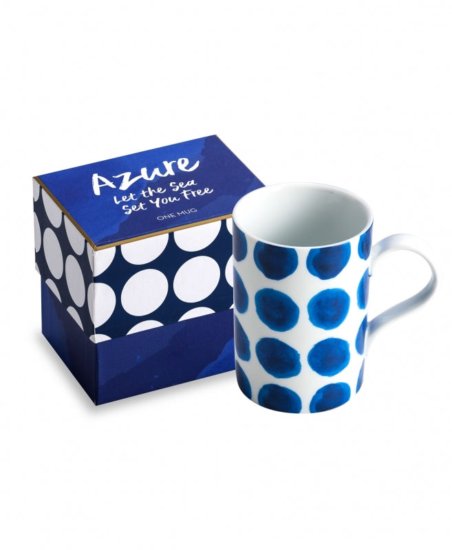 Rosanna Azure Mug Blue Dot