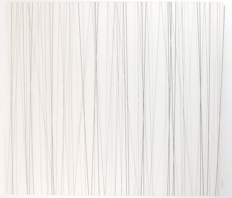 Modern-Twist Stream Silver Placemat