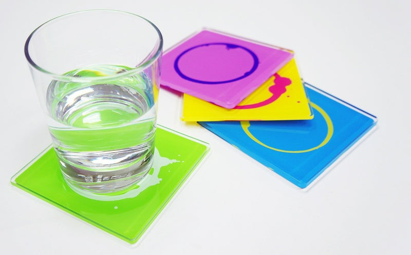 MollaSpace Stained Coasters (Set of 4)