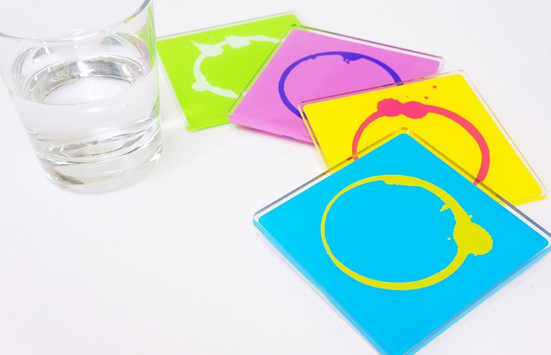 MollaSpace Stained Coasters (Set of 4)