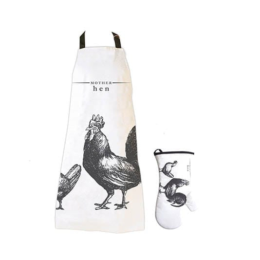 Gift Republic Mother Hen Apron and Oven Glove
